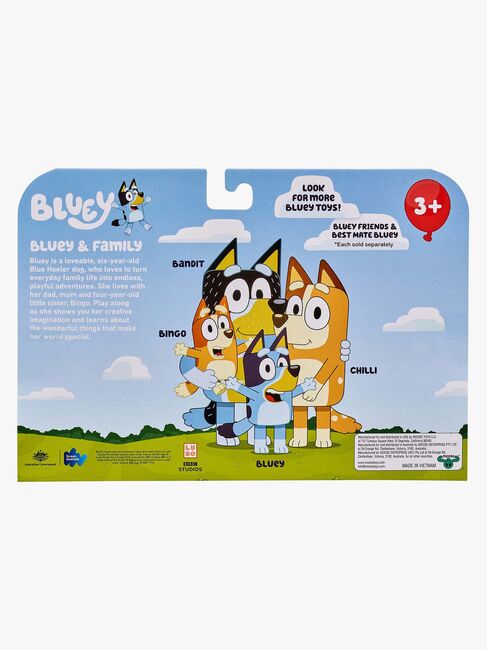 Bluey & Family Figurer 4-pak