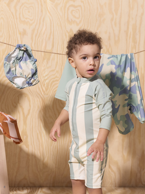 Nordbjörn Hönö UV-Dragt, Lyseblå Stribet