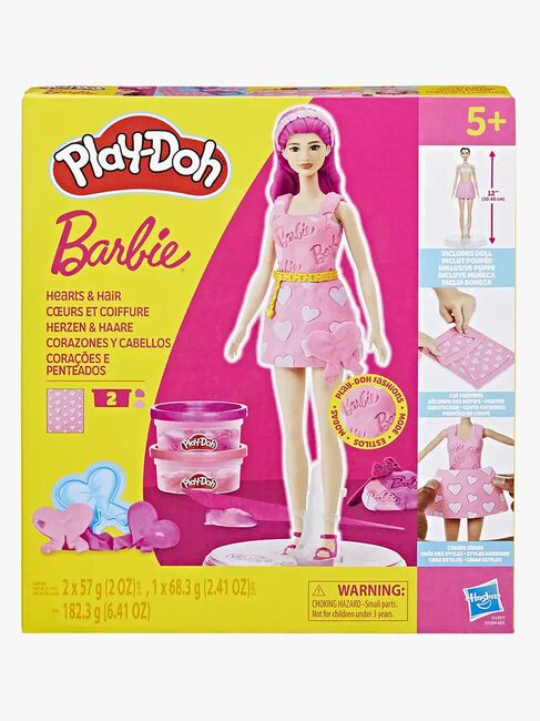 Play-Doh Barbie Modellervoks med Dukke Hjerte & Hår