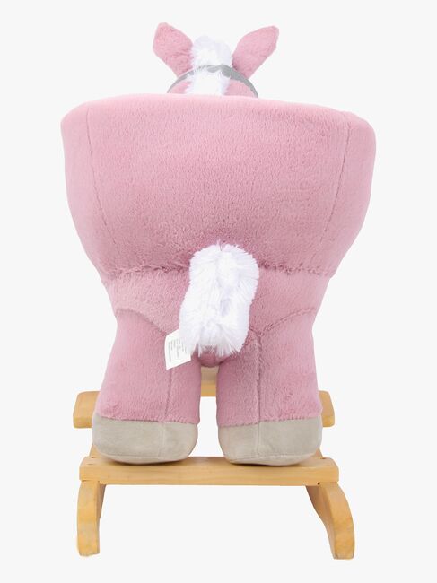 Cloudberry Castle Gyngehest med Ryglæn, Pink