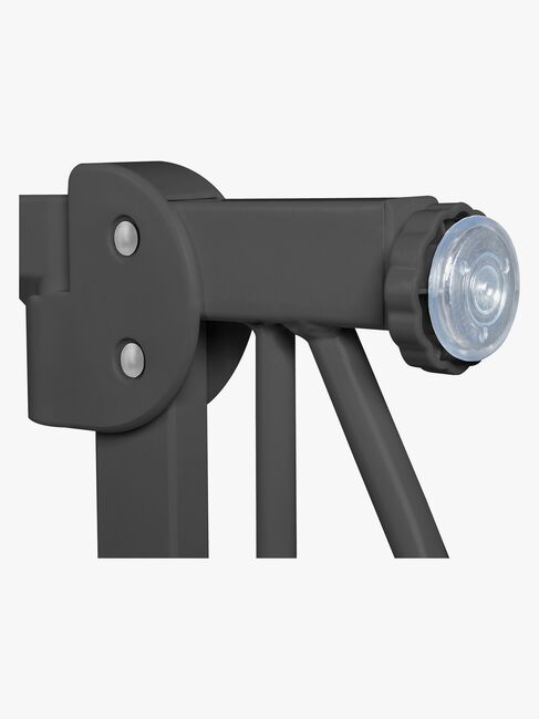 Lionelo Truus Slim Sikkerhedsgitter, Grey Graphite/Natural