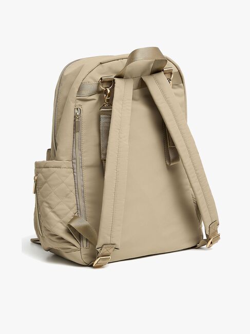 Pelicare Quilted Pusletaske Rygsæk, Beige