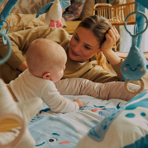 Kinderkraft COZYPLAY Aktivitetstæppe, Nordic Breeze