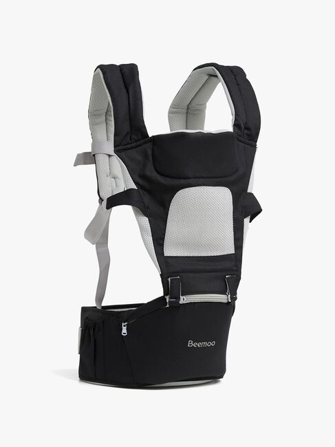 Beemoo CARE Carry Comfort Air 4-in-1 Bæresele & Hoftesæde, Black