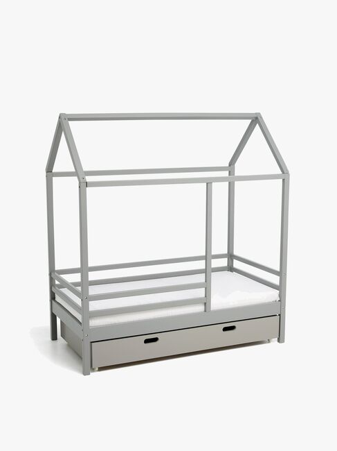  Minitude Nordic Jax Husseng 70x140 & BabyMatex Madras Soft Plus + Sengeskuffe, Grå