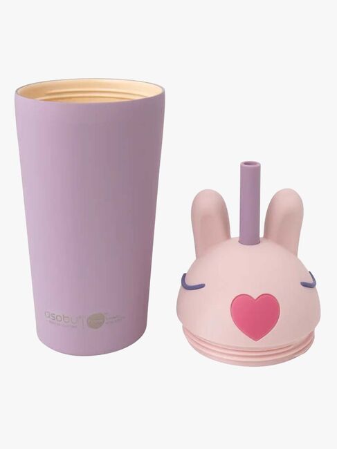 Asobu Bestie Tumbler Drikkedunk Kanin, Lyserød SBV54-RABBIT-4840_2.jpg