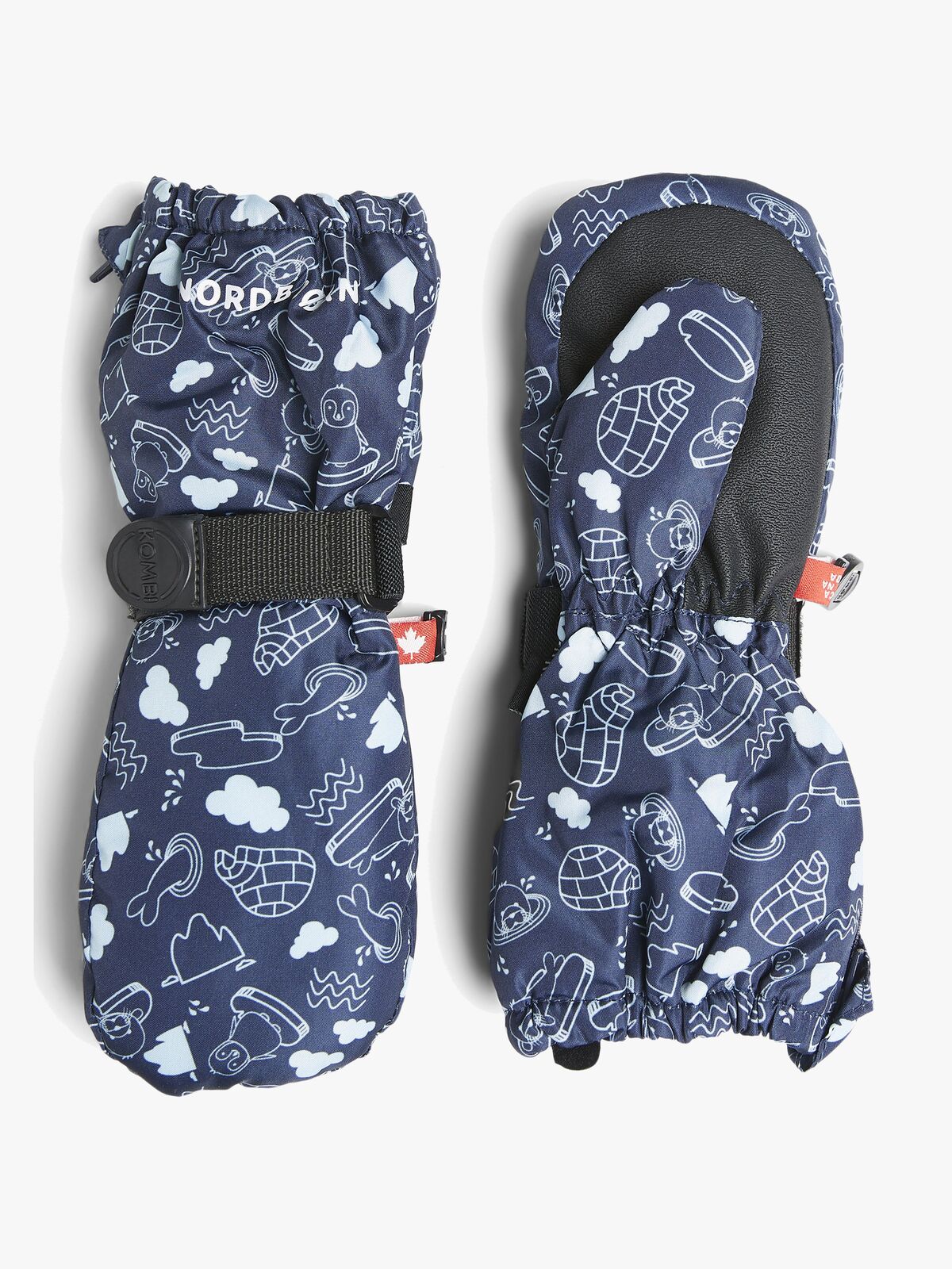 Nordbjørn Snowbird Vanter, Dark Navy Pack-Ice