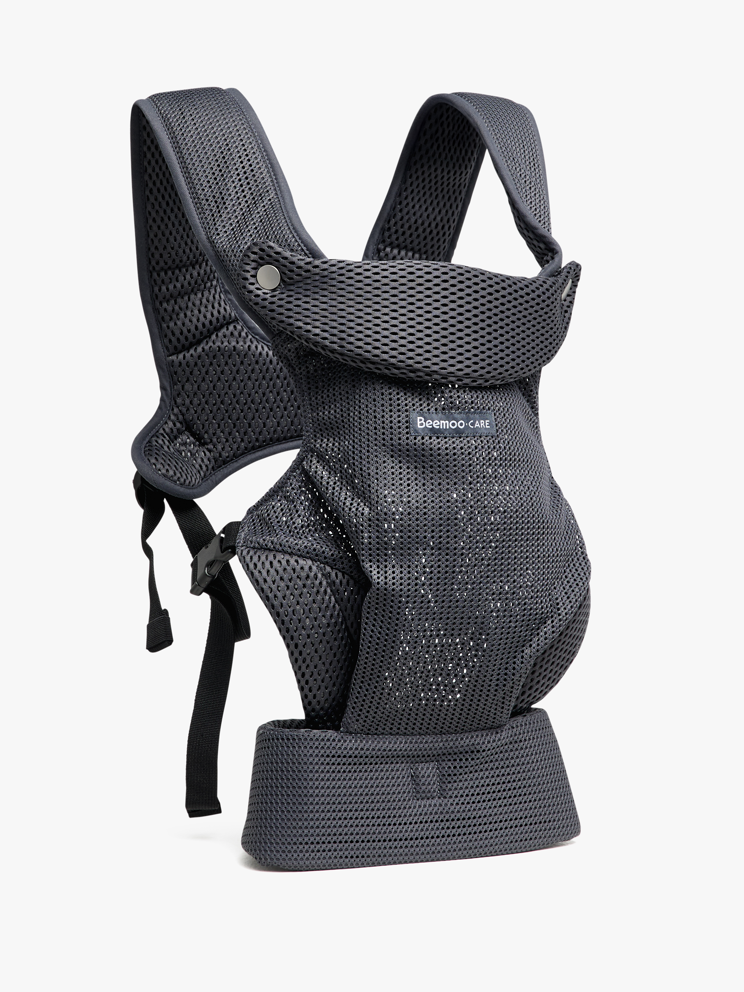 Beemoo CARE Core Bæresele, Grey Mesh