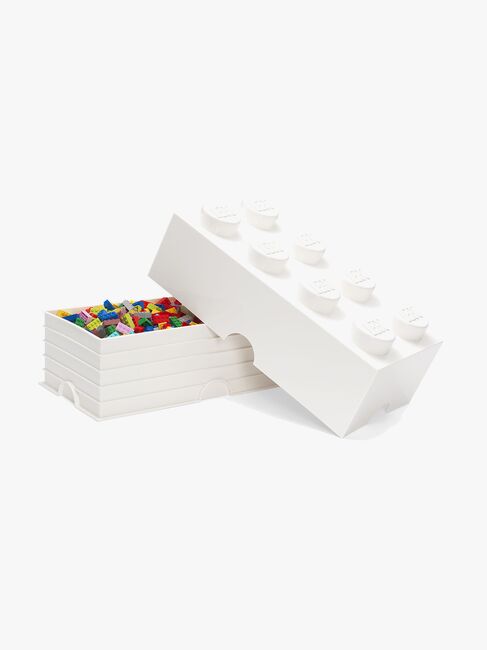 LEGO Opbevaringskasse 8, Hvid