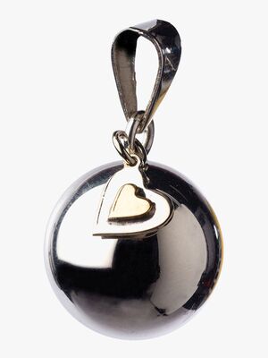 Bola Graviditetssmykke Lille Hjerte, Sølv