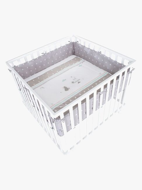 Roba Kravlegård med Hjul & Sengehest, Indian Bears White