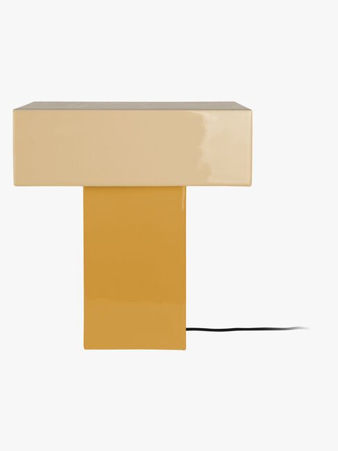 PresentTime Grato Recto Bordlampe, Honey Yellow/Soft Yellow