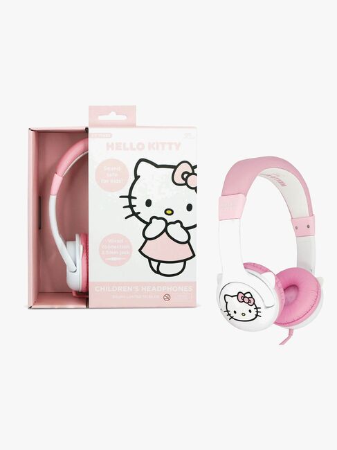 Hello Kitty Høretelefoner med Ører 85dB, Pink