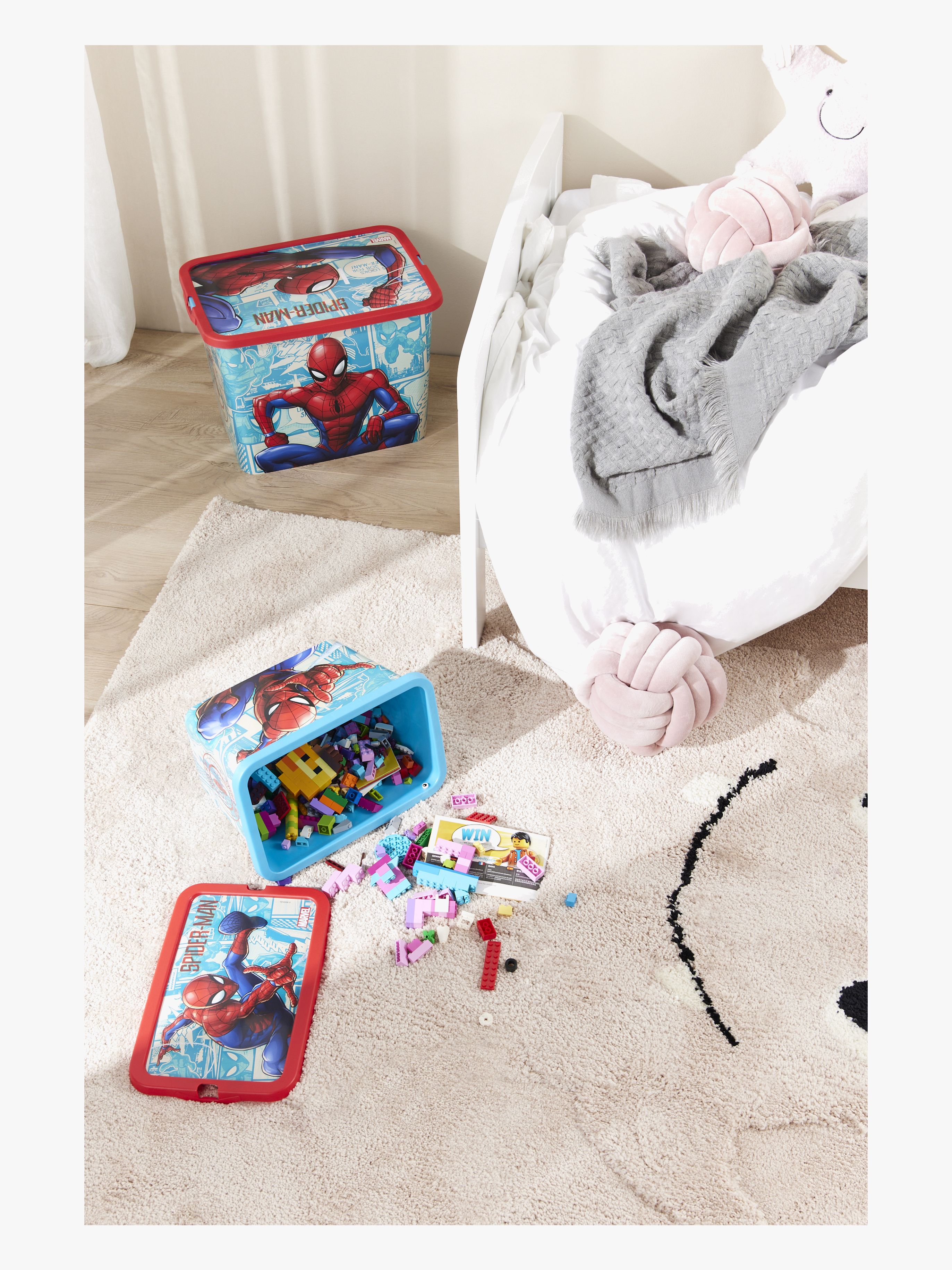 Marvel Spider-Man Opbevaringskasse Sæt 7l & 23l