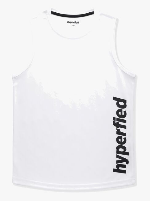 Hyperfied Bounce Tank Top 3-pak, Black/Grey Melange/White