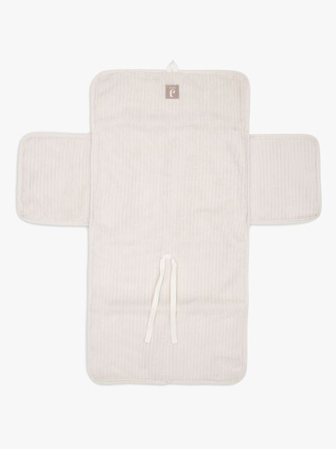 Jollein Cloudy Rib Pusleunderlag med Opbevaringslommer, Oatmeal