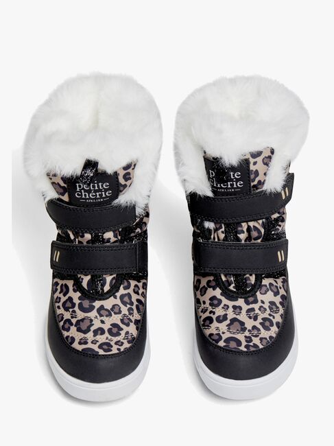 Petite Chérie Atelier Noelle Vinterstøvler, Black/Leo