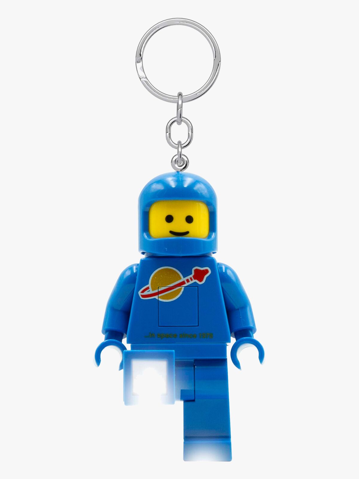 LEGO® Ikonisk Astronaut Nøglering med LED-lys, Blå