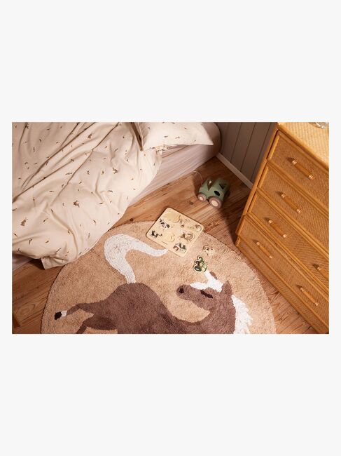 FILIBABBA  GOTS-certificeret Sengesæt 140 x 100, Carrot Thief