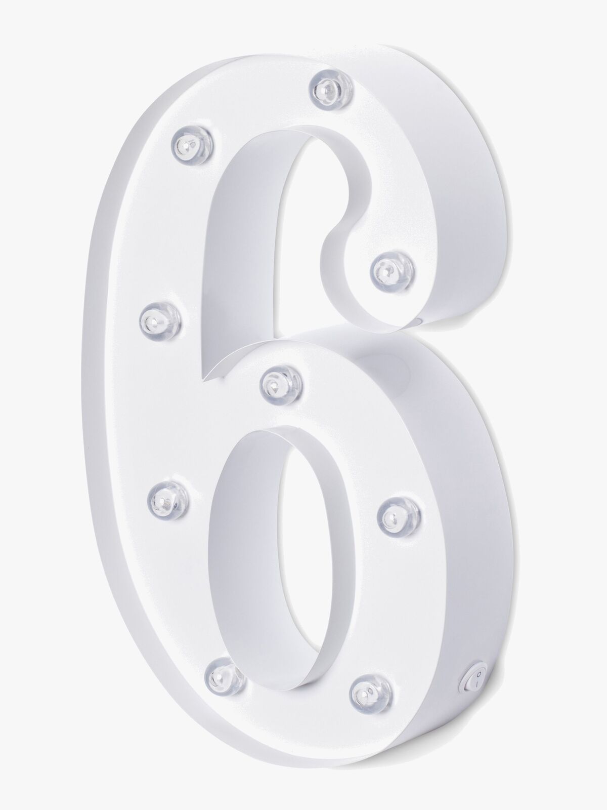 Alice & Fox Tallampe 6, Hvid