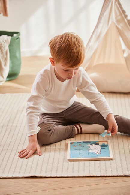 Mumitroldene Træpuslespil Fiskeri 16 Brikker