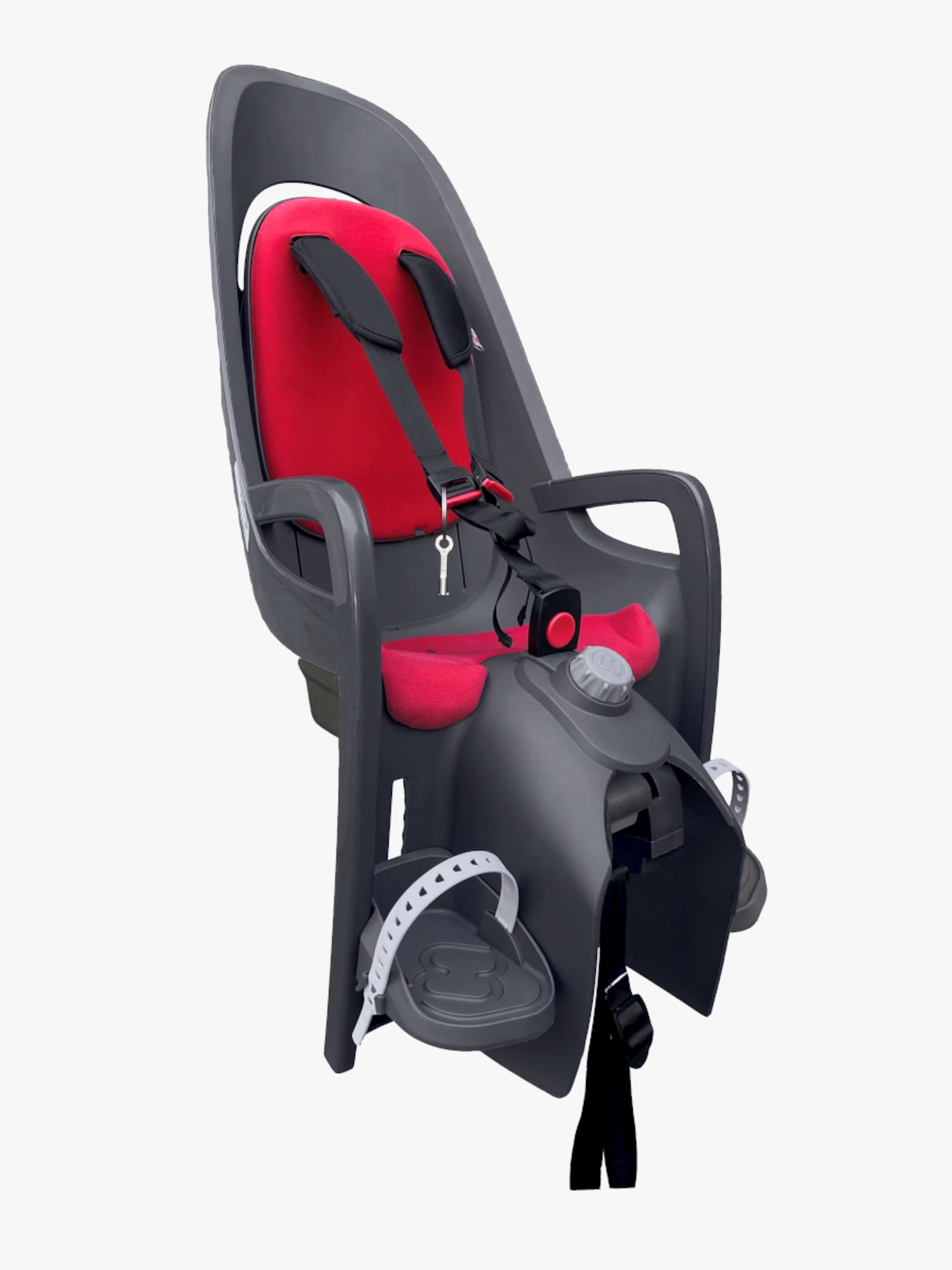 Hamax CARESS Cykelstol inkl. Adapter, Grey/Red