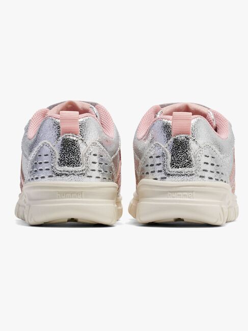 Hummel Crosslite Glitter Infant Sneakers, Silver