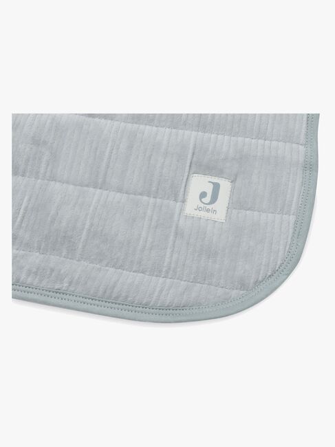 Jollein Tæppe 75x100 cm Velvet Rib, Sea Green