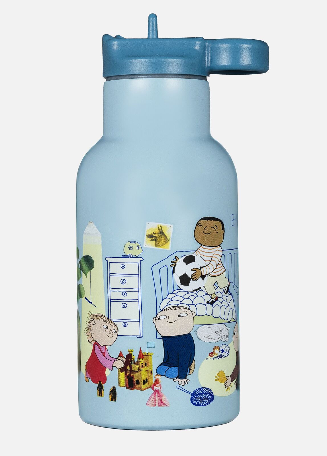 Alfons Åberg Drikkedunk, Blå