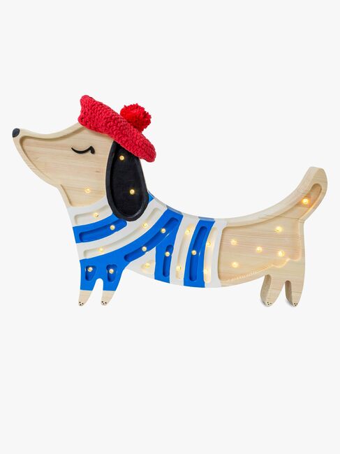 Little Lights Lampe Hundehvalp, French Style