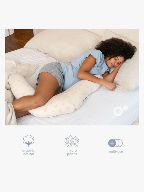 Doomoo  Amme- & Graviditetspude 2-i-1, Latte