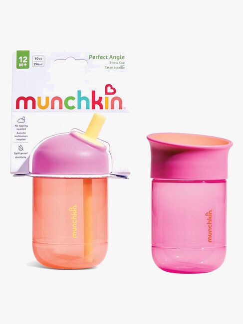 Munchkin Miracle 360 & Sugrørskop 2-Pak, Coral/Purple 90662-coral-1124_1.jpg