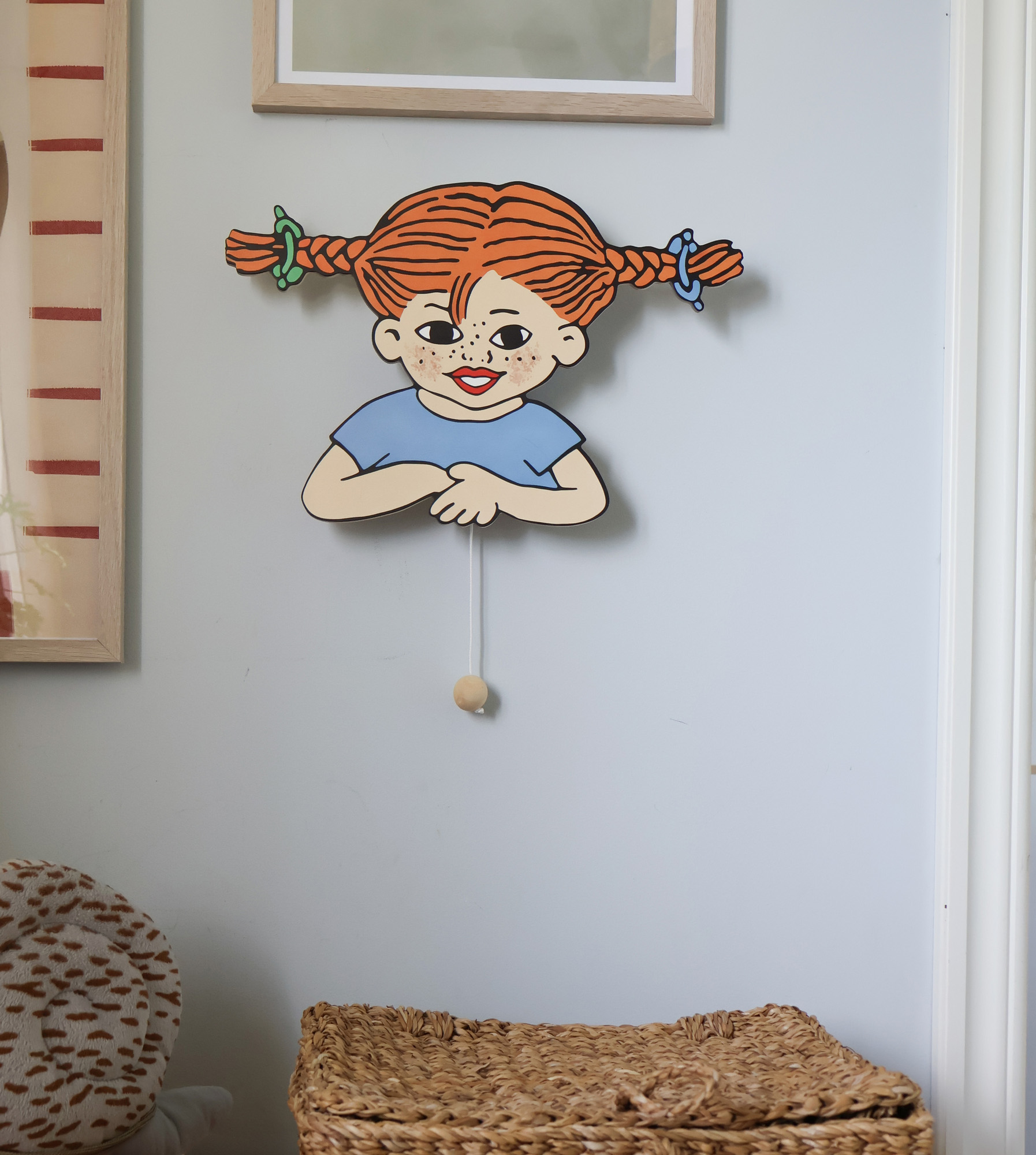 CarloBaby Pippi Langstrømpe Væglampe Portræt, Børnelampe