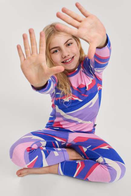 Reima Taitoa Skiundertøj Uldmix, Breezy Violet