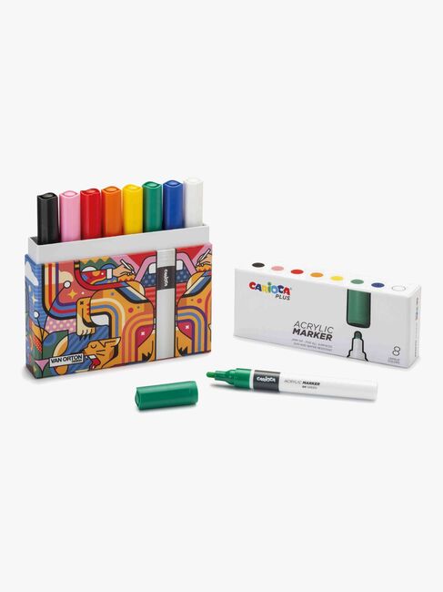 Carioca Plus Akryltusser 8-pak