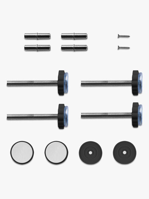 Lionelo Truus Slim Sikkerhedsgitter, Black Carbon/Natural