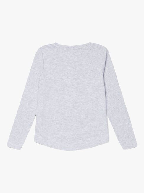 Luca & Lola Alfonsia Top 2-pak, Grey Melange/White