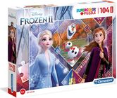 Disney Frozen 2 Puslespil Maxi, 104 Brikker