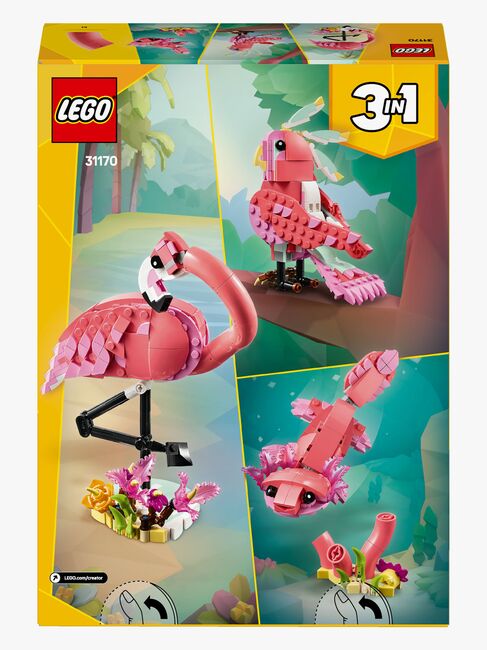 LEGO Creator 31170 Vilde dyr: Pink flamingo