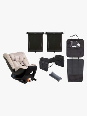 Beemoo Rotate i-Size Vendbar Autostol inkl. Tilbehør, Oat
