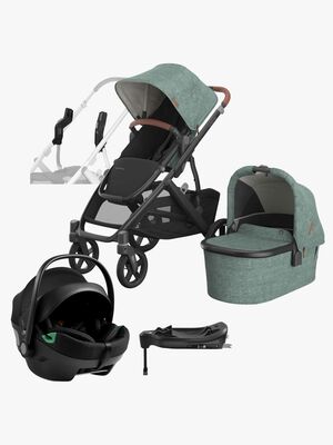 UPPAbaby Vista V3 Duovogn inkl. Axkid GOKID Autostol Baby & Base, Gwen