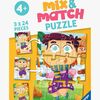 Ravensburger Puslespil Mix & Match Farverigt Tøj 3x24 Brikker