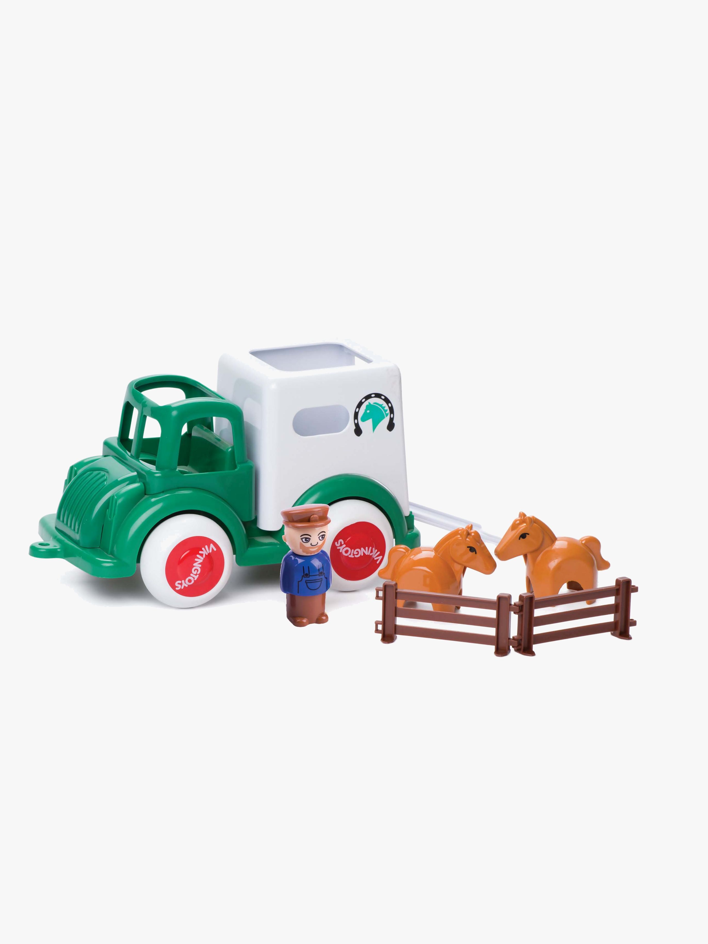 Viking Toys Jumbo Legesæt Hestetransport 28 cm