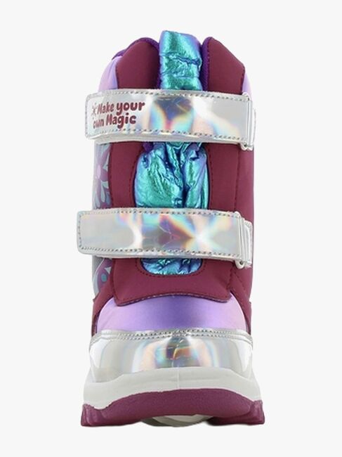 Disney Frozen Vinterstøvler, Silver/Dark Purple