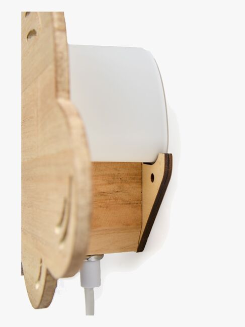 Alice & Fox EMBLA Væglampe Sky, Natural Wood