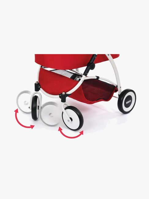 BRIO 24900000 Dukkevogn Spin, Rød