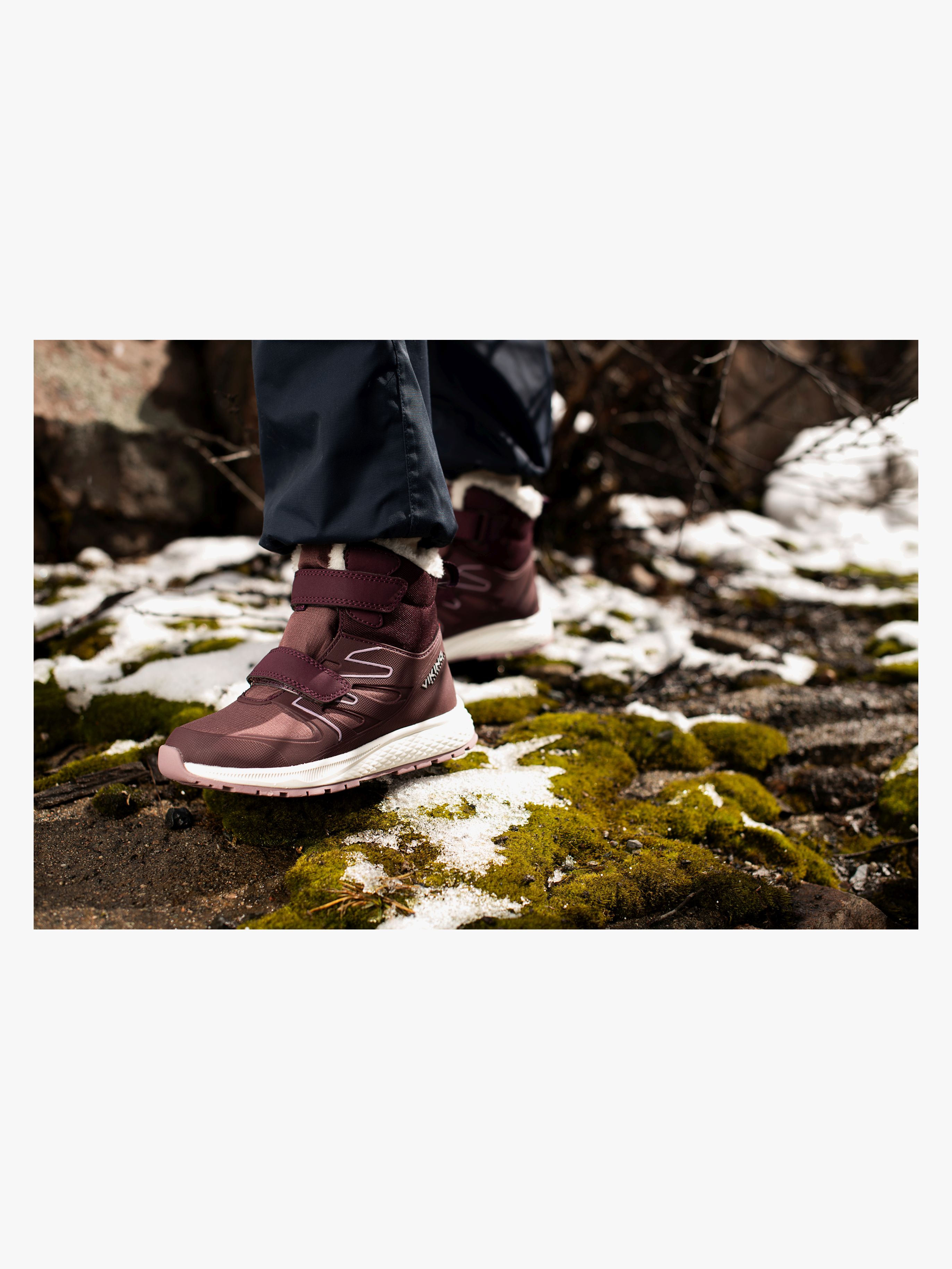 Viking Equip Defence WP 2V Vinterstøvler, Grape/Antique Rose, 29
