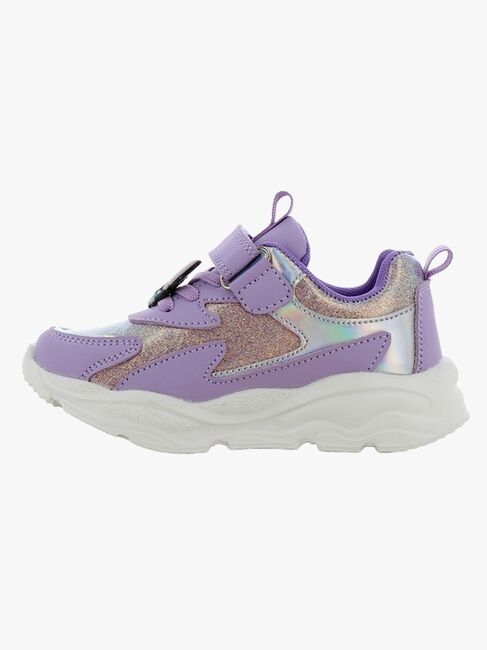 Disney Lilo & Stitch Blinkende Sneakers, Lilac/Silver