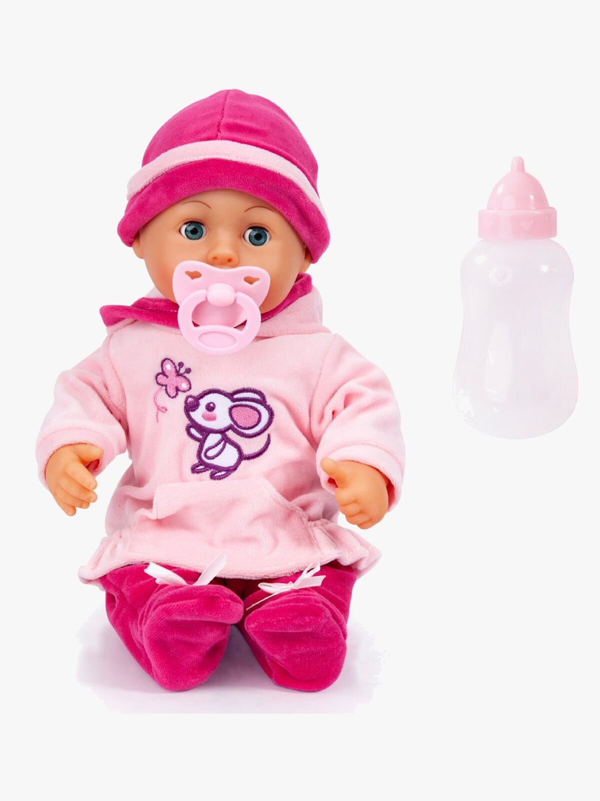 Bayer Design First Words Dukke Mus 38 cm