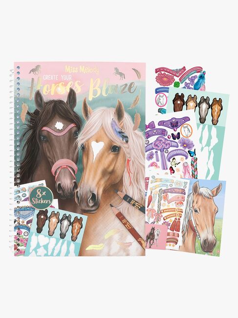 Miss Melody Malebog med Klistermærker